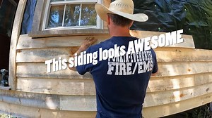 594K views · 21K reactions | This rough cut wood siding is beautiful! Here's how we install it... | Andy's Little Homestead | Facebook