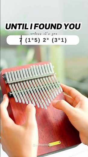 Until I Found You Kalimba Tutorial with Tabs
