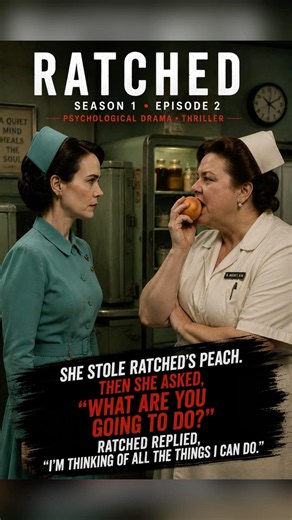 🍑 She Ate Ratched’s Peach—Then Asked What She Was Going to Do About It丨Ratched S1E2 #shorts #tv