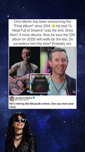 He lied about the "Final Album" #Coldplay #ChrisMartin #MusicNews #Rumors #funny