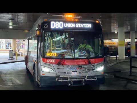 WMATA Metrobus 2021 New Flyer XD40 On Route D80 (Formerly 33) [NEW ROUTE]