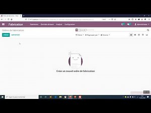 Odoo (Module Fabrication)