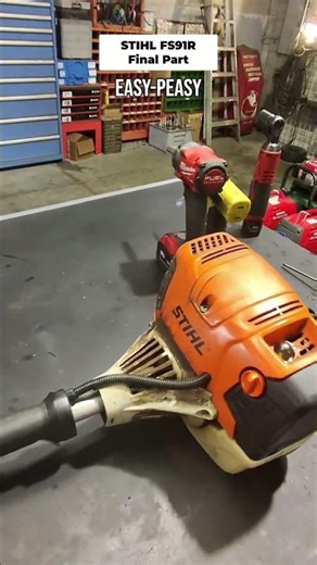 STIHL FS91R Weed Trimmer Won’t Run | Broken Choke & Clutch Spring Repair Final Part