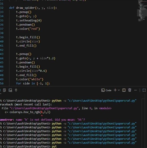 #python #programming#viral #short #india . program of makadi🙏👍