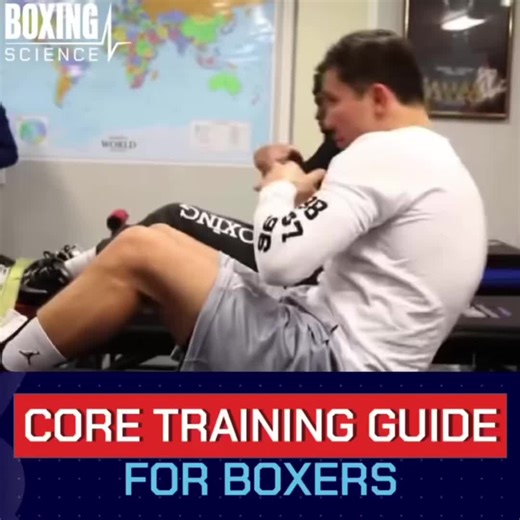 CORE TRAINING GUIDE FOR BOXERS 🥊🔥 SWIPE ➡️ to learn how to train your core the right way✅ You’ll discover 👇 📊 Sets & reps 📈 Training frequency 💪 Best exercises ❌ Mistakes to avoid At Boxing Science, our research shows core muscle mass is strongly linked to punch force 🥊💥. Why? Because your core is the engine room for: 🔀 Energy transfer 💥 Punch snap 🔄 Rotational strength & power In our previous study using the InBody scanner med ball punch throws, core muscle mass had the BIGGEST corre