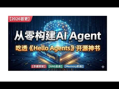 手把手教你从零构建AI Agent！吃透《Hello Agents》开源神书
