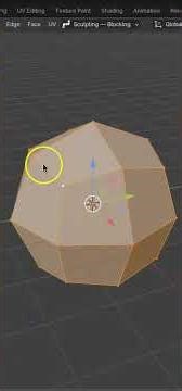 proportional editing in blender #blender