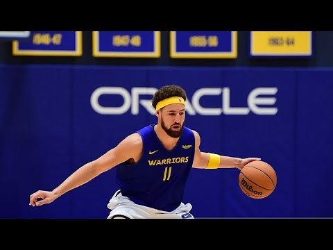 Klay Thompson training hard with the Santa Cruz Warriors 👌