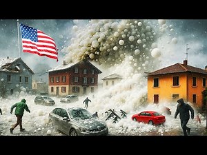 CHAOS in Texas Now ! Giant Hailstorm Destroys Austin– Homes, Cars Damaged & 68,000 Lose Electricity⚡