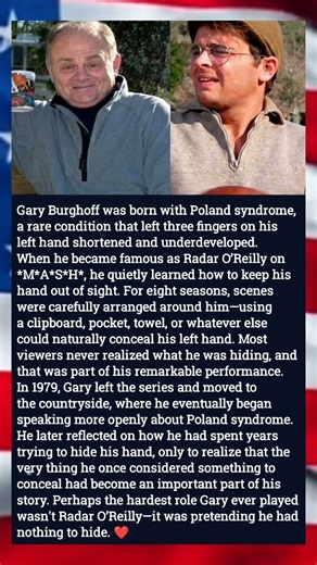 Gary Burghoff Hid His Hand for 8 Seasons on M*A*S*H 💔 | The Secret Behind Radar O’Reilly