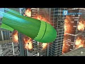 Garry's Mod Nuclear Bomb Explosion | Physics Compilation #1