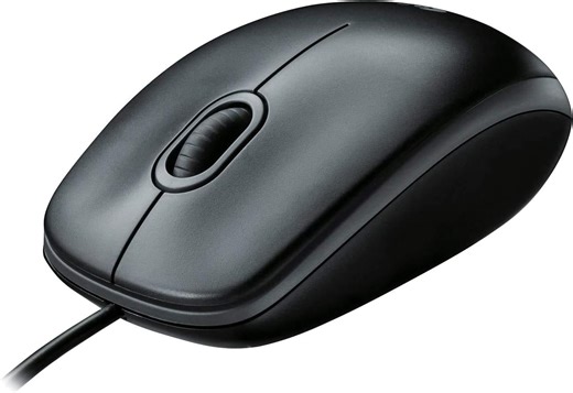 Amazon.com: Logitech 羅技 M100,有線滑鼠,黑色,910-005003(翻新) : 電子