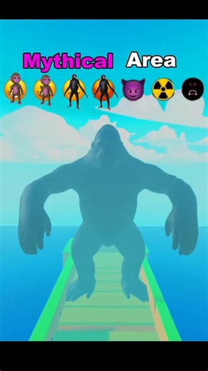 MONKEY EVOLUTION vs TSUNAMI 🌊🐵 (SMALL-GIANT SURVIVES?!) #roblox #rblx #robloxshorts #brainrot #obby