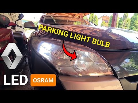 LED OSRAM W5W Parking Light Bulb Install | Renault Megane III Coupe