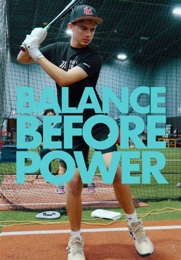 Balance Before Power ⚾️ Control the move before you chase the swing. Lift the front leg, hold your balance, then fire. This drill builds stability, timing, and real power through the zone. Simple, but it exposes everything. #BaseballTraining #HittingDrills #SwingMechanics #BaseballDevelopment #HitBetter