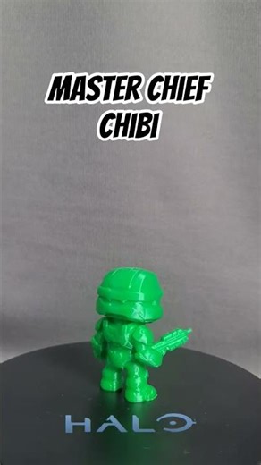 Halo Master Chief Chibi – 3D Printed #shorts
