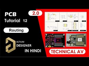 How to Route PCB Tracks in Altium | Beginner Step-by-Step Guide (Hindi)