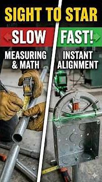 STOP Calculating Take-Up! (Use the Star Mark) ⚡️ #shorts #conduit bending