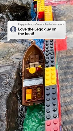 How to test the water flow of your gold river sluice #goldrush #lego @topfans LEGO | Chrisundertaking