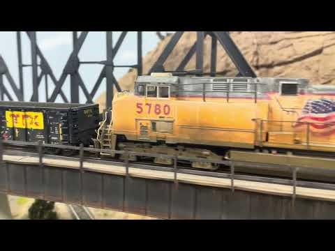 HO scale UP Manifest sound demonstration