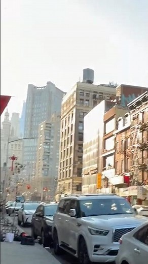 4K NYC Walking Show: Chinatown Sunset #nyc #newyork #viral
