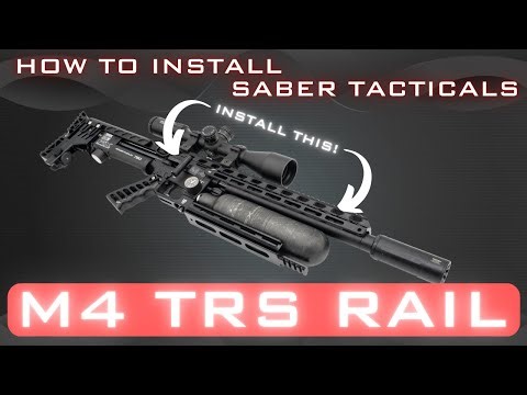 (UPDATED) How to INSTALL THE SABER TACTICAL M4 IMPACT TRS RAIL