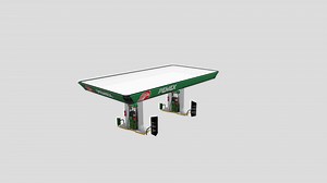 Pemex Gas Pump 3D Model - 3D model by krven