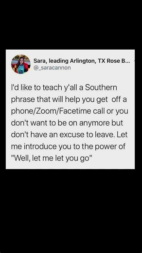 the southern way to end any call | Subscribe for more #motivation 😊👍