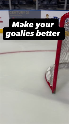 Don’t get caught deep 🥅 Easy Crease 👉 Give your goalies a crease ✅ Amazon Prime 🇺🇸 🇨🇦 #hockey #goalies | Easy Crease