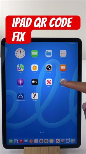 Fix iPad QR Code not scanning #ipad ‪@CheckAG‬