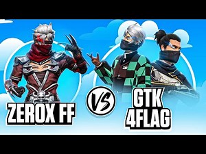 Zerox FF📲 Vs ​⁠4FLAG Gamer📲 & GTK Gaming🖥️| The Final Fight🔥