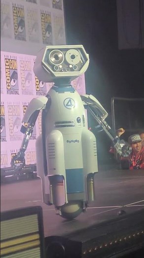 2026 San Diego Comic Con [#SDCC] EXCLUSIVE: Herbie The Robot on Hall H stage #mcu #sdcc #shorts