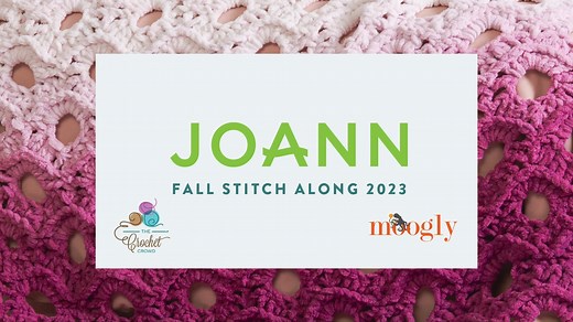 The JOANN Fall Stitch Along is here! Join The Crochet Crowd and Moogly to make a month's worth of beautiful blankets, featuring 2 new Yarnspirations yarns! 😍 Get all the details at https://www.joann.com/stitch-along/ NOTE - both patterns use a US-L, 8mm crochet hook, not a 10mm. | Moogly