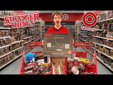 I Bought Every Single Stranger Things Item At Target!