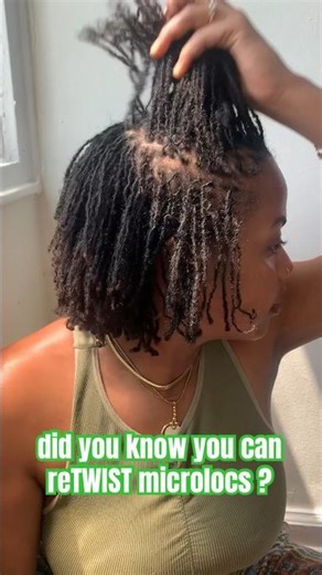 ReTWIST on MICROLOCS | FULL tutorial on channel #microlocsjourney #diylocs #retwistlock