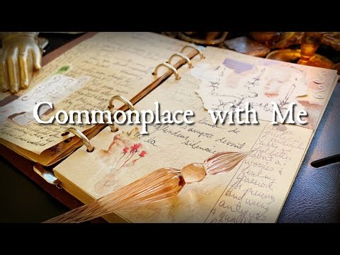 How to COMMONPLACE BOOK Quotes for Hard Times 📚Study with Me | Aesthetic Journaling