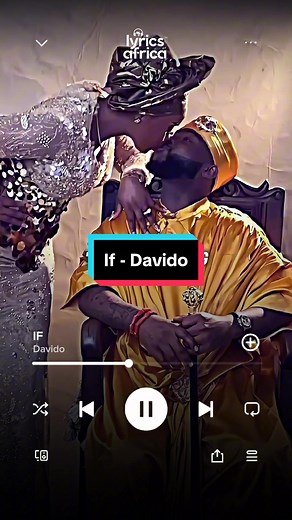 If - Davido (Lyrics) | Afrobeats Music Video