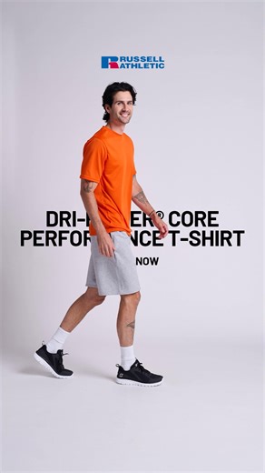 ✔Moisture-wicking ✔Breathable ✔UPF ✔Athletic Fit | Russell Athletic
