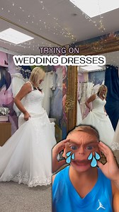 2.7M views · 27K reactions | Bride tries wedding dress for the first time and daughter cries | Martin and Bex | Facebook