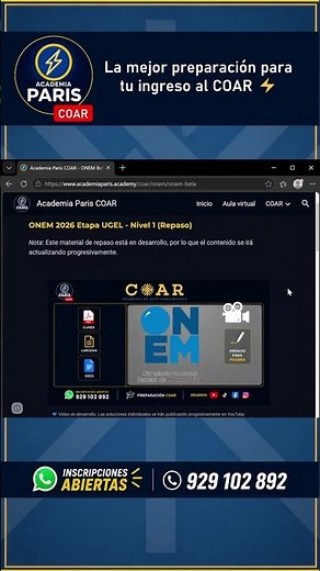 🥇 Repaso ONEM 2026 | Etapa UGEL – Nivel 1