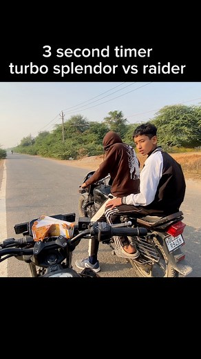 3 second timer turbo splendor vs raider | Mohit0002