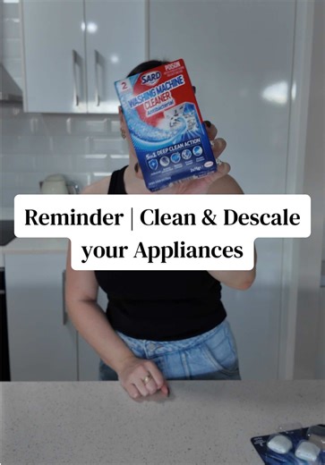Descale & Clean Appliances: Coffee Machine, Kettle, Dishwasher