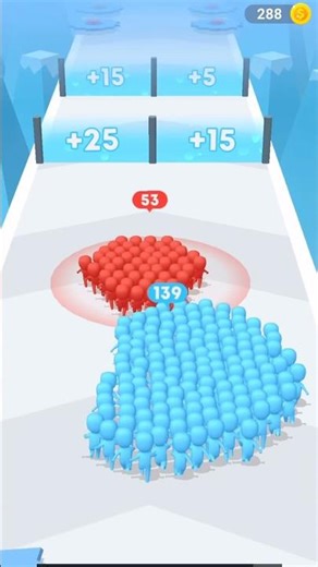 💥 Crazy Crowd Run in Count Master! Can You Survive?! #games #gameplay #funny