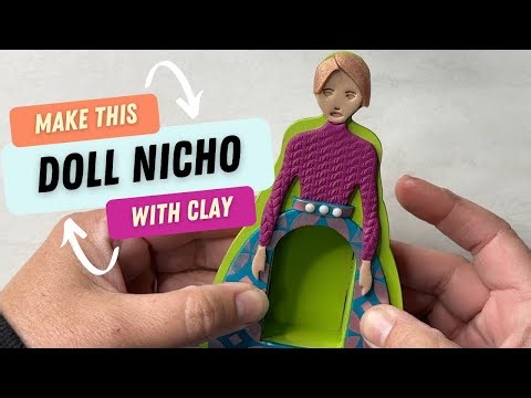 Make a Polymer Clay Doll Nicho (Mini Altar Box) with CreateAlong Tools