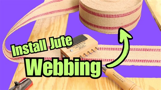Watch Installing YaeCCC Jute Webbing Review on Amazon Live