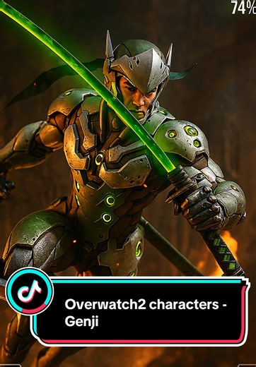 Overwatch2 characters - Genji #aiart #gamecharacter #overwatch2 #overwatchtiktok #genjioverwatch