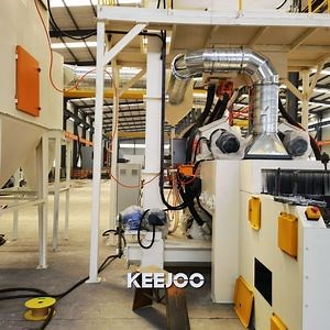 [Hot Item] CE Wire Mesh Belt Blast Cleaning Machine