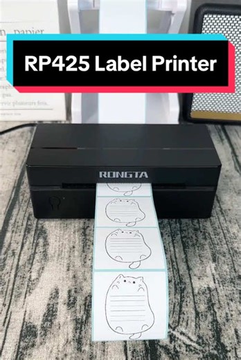 This ink-free printer can print various customized labels and is small in size, taking up little space🤩#inklessprinter #printersoftiktok #stickerprinter #studynotes #giftideasforfriends