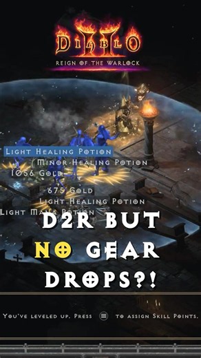 D2R But It’s a RAINING Gold 🎰 #diablo2resurrected