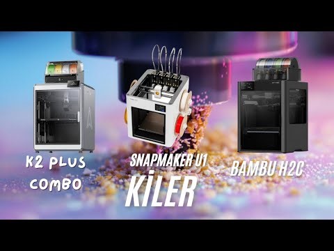 Creality k2 plus Kombo vs Snapmaker U1 Vs Bambu Lab H2c @Snapmaker @Creality3D @bambu